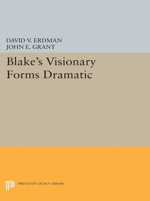 cover image of Blake's Visionary Forms Dramatic